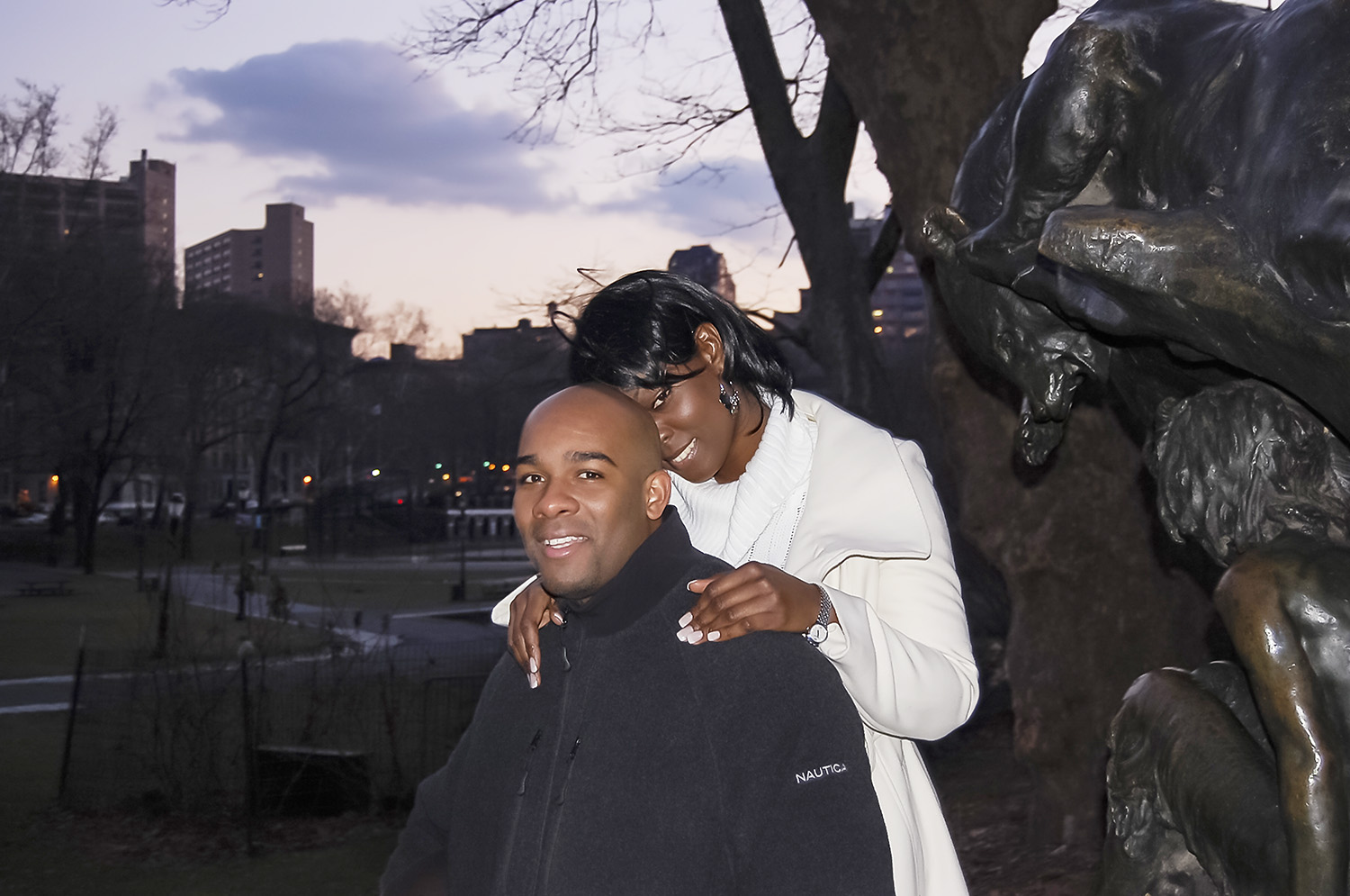 You are currently viewing New York wedding photographer Morningside Park Engagement